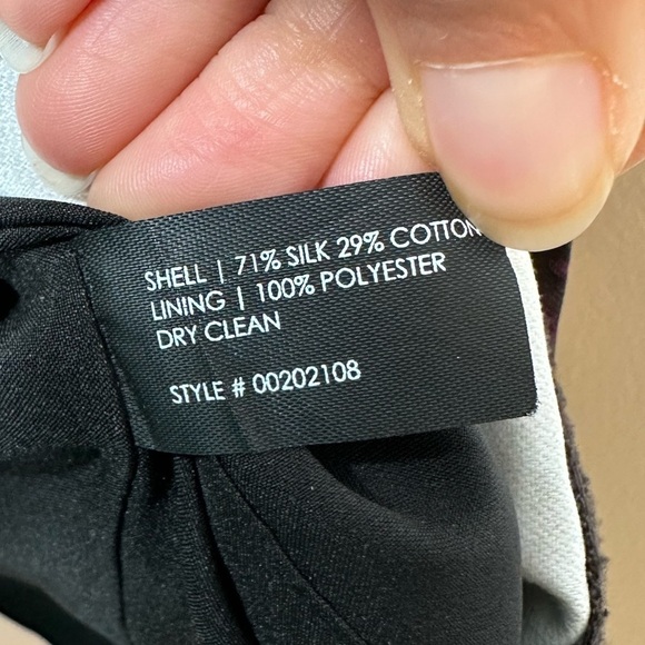 CLUB Monaco Black Ophelia Galaxy Print Silk Dress Size 00 - Picture 4 of 8